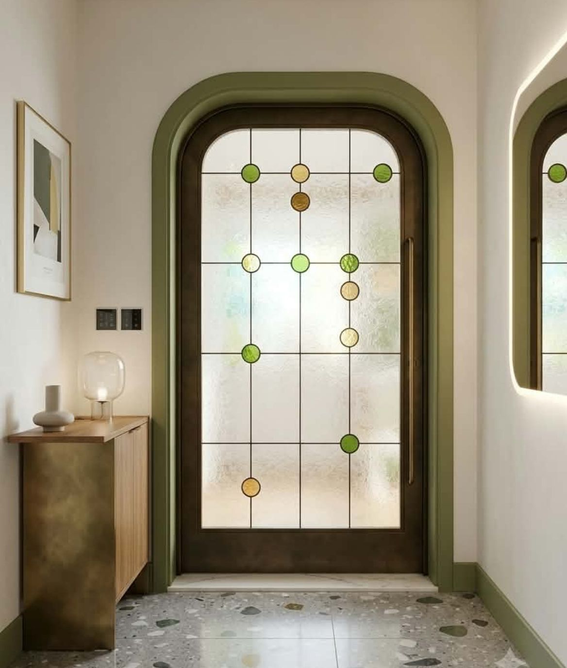 Home زجاج معشق يدوي الصنع بتصميم فاخر للنوافذ والأبواب