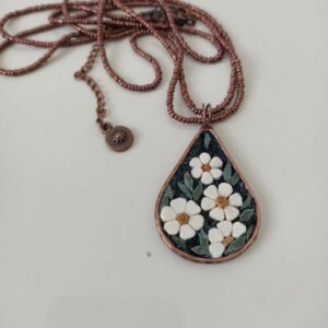 handmade mosaic pendant
