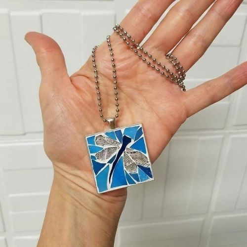 handmade mosaic pendant handmade mosaic pendant
