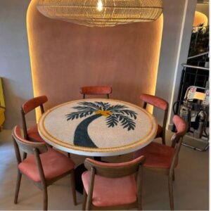 mosaic side table