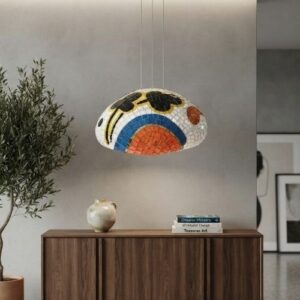 mosaic pendant lighting unit