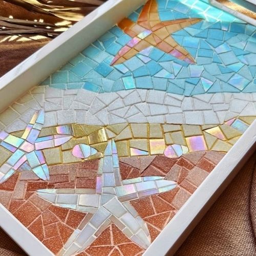 mosaic serving tray mosaic serving tray